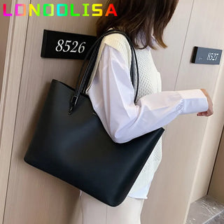 Solid Color Half Moon Bag PU Leather Shoulder Bags for Women 2021 Large Capacity Female Casual Tote High Quality Brand Handbags ALODIA STORE