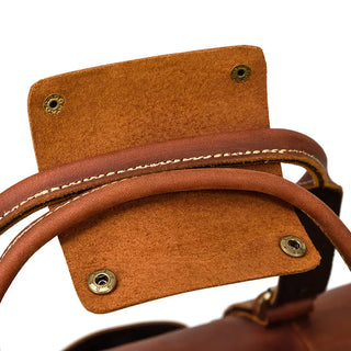100% Genuine Crazy Horse Leather Men Travel Bags With Rivet Big HandBag For Male Cowhide Duffel Bag Mans Travelling Bag luxury ALODIA STORE