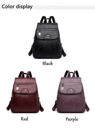 Women Leather Backpacks ALODIA STORE