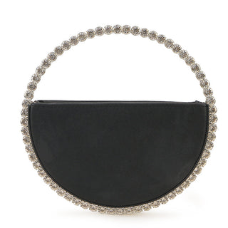 Luxury Colored Diamond Half Moon Women Purses and Handbags Evening Bag Serpentine Designer Party Clutch Bag Chic Wedding Bag ALODIA STORE