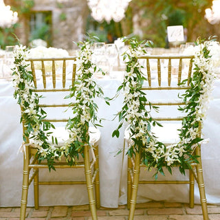 Wisteria Artificial Flower Vine Ivy Leaf Garland Silk Rose Flowers Rattan String Vine Wedding Arch Flower Home Garden Decoration ALODIA STORE