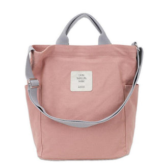 Women Canvas Messenger Bags Female Crossbody Bags Solid Shoulder Bag Fashion Casual Designer Female Handbag Large Capacity Tote ALODIA STORE