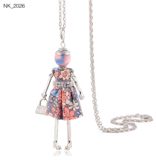 Cute Women Necklace Statement Lady Charm Long Trendy Necklace New Fashion Female Big Pendant Lovely Jewelry Gift Wholesale ALODIA STORE