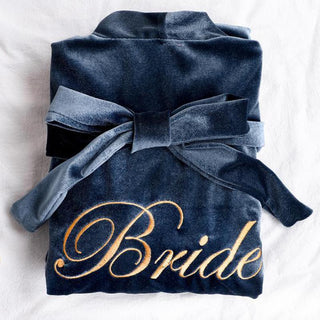 Women Sexy Bride Wedding Robe Sleepwear Velvet Intimate Lingerie women sexy ALODIA STORE