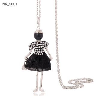 Cute Women Necklace Statement Lady Charm Long Trendy Necklace New Fashion Female Big Pendant Lovely Jewelry Gift Wholesale ALODIA STORE