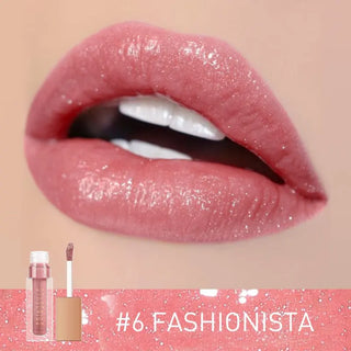 STAGENIUS Lipgloss Waterproof Long-lasting 8 Shades Mirro Glass Non Stick Shimmer Glitter Gloss Lip Tint Makeup ALODIA STORE