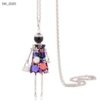 Cute Women Necklace Statement Lady Charm Long Trendy Necklace New Fashion Female Big Pendant Lovely Jewelry Gift Wholesale ALODIA STORE