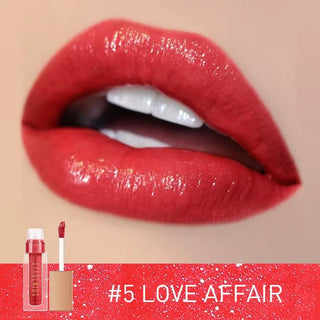 STAGENIUS Lipgloss Waterproof Long-lasting 8 Shades Mirro Glass Non Stick Shimmer Glitter Gloss Lip Tint Makeup ALODIA STORE