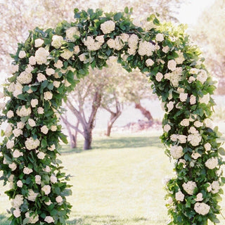 Wisteria Artificial Flower Vine Ivy Leaf Garland Silk Rose Flowers Rattan String Vine Wedding Arch Flower Home Garden Decoration ALODIA STORE
