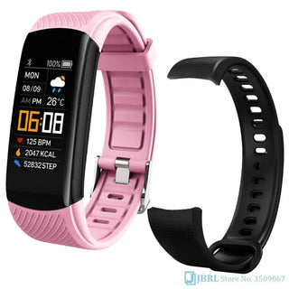 Fashion Sport Smart Watch Women Men Smartwatch Fitness Tracker Ladies For Android IOS Smart Clock Heart Rate Monitor Smart-Watch ALODIA STORE