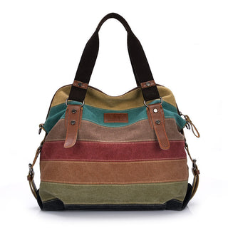 Women Canvas Messenger Bags Female Crossbody Bags Solid Shoulder Bag Fashion Casual Designer Female Handbag Large Capacity Tote ALODIA STORE