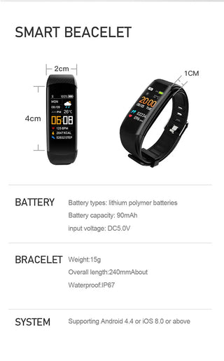 Fashion Sport Smart Watch Women Men Smartwatch Fitness Tracker Ladies For Android IOS Smart Clock Heart Rate Monitor Smart-Watch ALODIA STORE