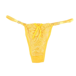 Women Thongs and G Strings Mini Thong Underwear Lace Panties Transparent Lingerie Briefs Women Sexy Adjustable Mujer ALODIA STORE