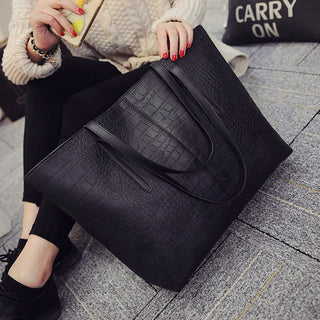Big Bag 2023 fashion women pu leather handbag luxury tote shopper bag designer ALODIA STORE
