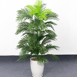 90cm Tropical Palm Tree Large Artificial Plants Fake Monstera Silk Palm Leafs Big Coconut Tree Without Pot For Home Garden Decor ALODIA STORE