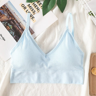 Women Sexy Crop Tops Tube Top Female Streetwear Sleeveless Camis Seamless Sports Lingerie Tee Bra Crop Top Bandeau Top Tank ALODIA STORE