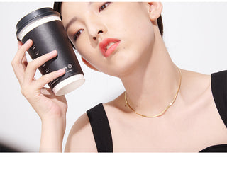Yhpup Charm New Geometric Snake Chain Necklace Trendy Stainless Steel Jewelry Golden Metal Texture брелок Women Waterproof Gift ALODIA STORE