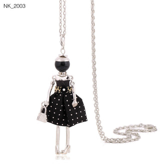 Cute Women Necklace Statement Lady Charm Long Trendy Necklace New Fashion Female Big Pendant Lovely Jewelry Gift Wholesale ALODIA STORE