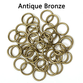 200pcs/lot Wholesale Open Circle Jump Rings Necklace Bracelet Earring Pendant Connectors DIY Making Jewelry Crafts Accessories ALODIA STORE