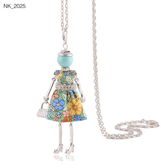 Cute Women Necklace Statement Lady Charm Long Trendy Necklace New Fashion Female Big Pendant Lovely Jewelry Gift Wholesale ALODIA STORE