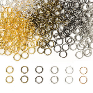 200pcs/lot Wholesale Open Circle Jump Rings Necklace Bracelet Earring Pendant Connectors DIY Making Jewelry Crafts Accessories ALODIA STORE