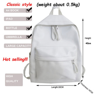 DIEHE Fashion Backpack High Quality PU Leather Women's Backpack For Teenage Girls School Shoulder Bag Bagpack Mochila backpack ALODIA STORE