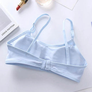5PcLlot Young Girls Bra Cotton Training Bra Teenagers Lingerie Underwear 8-14Years ALODIA STORE