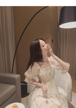 Fairy Dress Lace Chiffon Japan Style Kawaii Elegant Vintage Dress ALODIA STORE