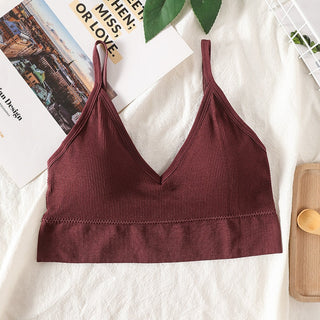 Women Sexy Crop Tops Tube Top Female Streetwear Sleeveless Camis Seamless Sports Lingerie Tee Bra Crop Top Bandeau Top Tank ALODIA STORE