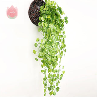 1Pc 230Cm Green Vine Silk Artificial Ivy Hanging Leaf Garland Plant Creeper Leaf Home Decor Wedding Bathroom Garden Decoration ALODIA STORE