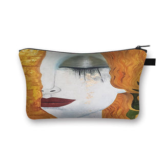 Starry Night / Kiss / Waterlily Painting Cosmetic Bag Van Gogh / Gustav Klimt / Monet Women ALODIA STORE