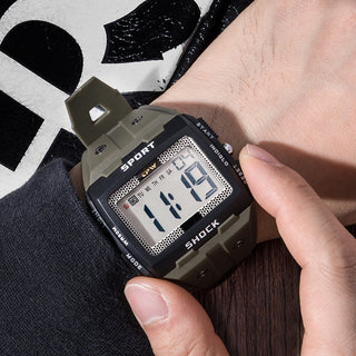 Big Numbers Easy to Read 5ATM Water Resistant Men Digital Watch Outdoor Sport ALODIA STORE