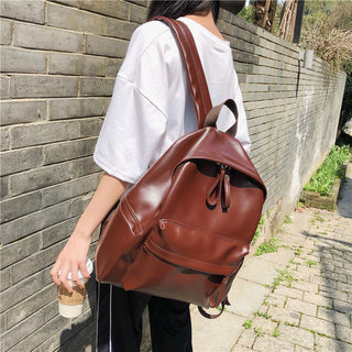 DIEHE Fashion Backpack High Quality PU Leather Women's Backpack For Teenage Girls School Shoulder Bag Bagpack Mochila backpack ALODIA STORE