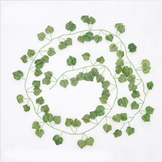 1Pcs 210Cm Green Silk Artificial Hanging Christmas Garland Plants Vine Leaves Diy Home Wedding Party Bathroom Garden Decoration ALODIA STORE