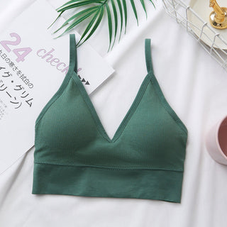 Women Sexy Crop Tops Tube Top Female Streetwear Sleeveless Camis Seamless Sports Lingerie Tee Bra Crop Top Bandeau Top Tank ALODIA STORE