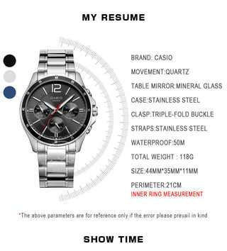 Casio watch wrist watch men top brand luxury set quartz watche 50m Waterproof men watch Sport military Watch relogio masculino ALODIA STORE