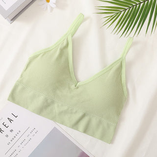 Women Sexy Crop Tops Tube Top Female Streetwear Sleeveless Camis Seamless Sports Lingerie Tee Bra Crop Top Bandeau Top Tank ALODIA STORE