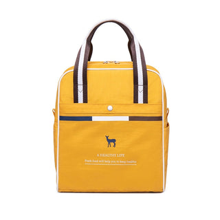 Portable Lunch Bag New Thermal Insulated Lunch Box Tote Cooler Bag Bento Pouch Lunch Container School Food Storage Bags ALODIA STORE