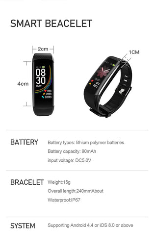 Fashion Sport Smart Watch Women Men Smartwatch Fitness Tracker Ladies For Android IOS Smart Clock Heart Rate Monitor Smart-Watch ALODIA STORE