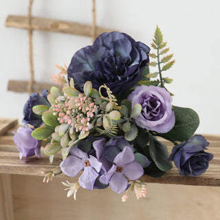 Autumn Artificial Peony Flowers Bride Silk Rose Bouquet DIY Wedding Home Garden Decoration Accessories Fall Hydrangea Fake Plant ALODIA STORE