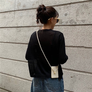 Cardigan Women Korean Long Sleeve Cardigan Summer Cropped Cardigan Knitted V-Neck Thin Ice Silk Sweaters Sunscreen Shirt Tops ALODIA STORE