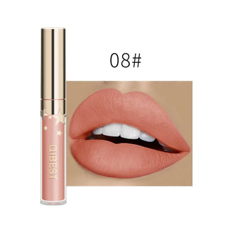QIBEST Liquid Lipstick Waterproof Lipgloss 24 Color Lipgloss Lipstick Lips Makeup Cosmetic Long Lasting Lip Tint Lip Gloss Matte ALODIA STORE