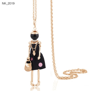 Cute Women Necklace Statement Lady Charm Long Trendy Necklace New Fashion Female Big Pendant Lovely Jewelry Gift Wholesale ALODIA STORE