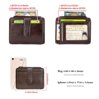 BULLCAPTAIN Wallet mini slim wallet card ALODIA STORE