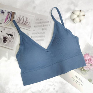 Women Sexy Crop Tops Tube Top Female Streetwear Sleeveless Camis Seamless Sports Lingerie Tee Bra Crop Top Bandeau Top Tank ALODIA STORE