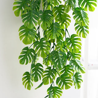 76cm Artificial Green Plants Hanging Ivy Leaves Radish Seaweed Grape Fake Flowers Vine Home Garden Wall Party Decoration ALODIA STORE