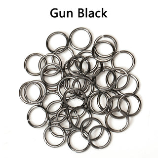 200pcs/lot Wholesale Open Circle Jump Rings Necklace Bracelet Earring Pendant Connectors DIY Making Jewelry Crafts Accessories ALODIA STORE