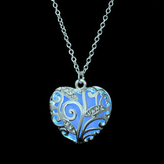 ZOVOLI Vintage Moon Luminous Glowing Moonstone Pendant Necklace Women Jewelry Long Chain Lotus Buddha Pendant Necklaces Gifts ALODIA STORE