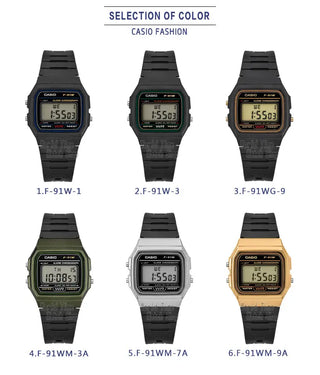 Casio watch  men top luxur set military LED relogio digital watch sport Waterproof quartz men watch Neutral watchs F91W series ALODIA STORE