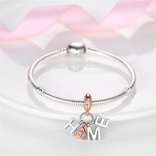 925 Sterling Silver Heart Shaped Charm Bead Fits Original Pandora Bracelet Necklace Women Chameleon Pendant DIY Fine Jewelry Hot ALODIA STORE